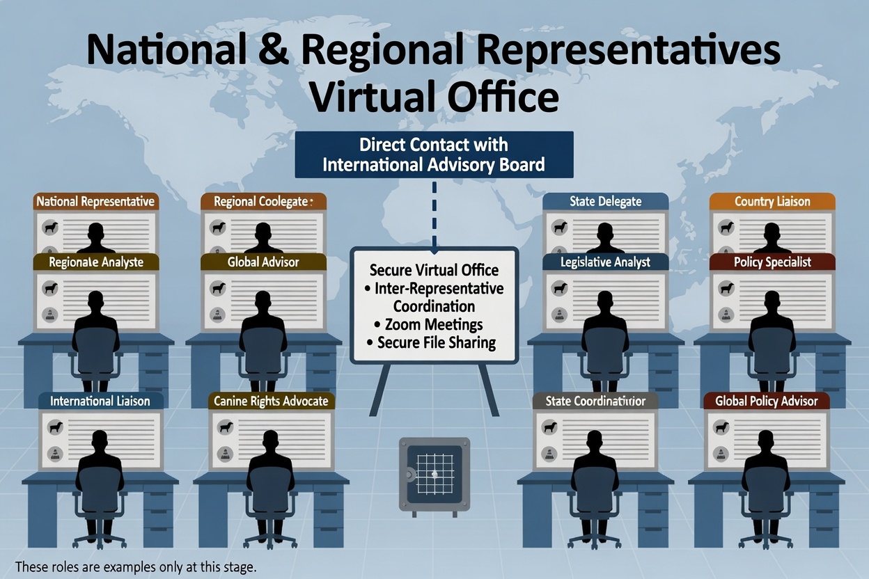 National, Regional, and State Representatives